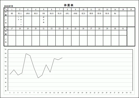 書式3：A4横用紙に1枚・ヨコ型