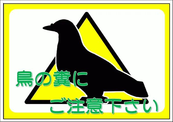 Excelで作成した鳥の糞にご注意ください